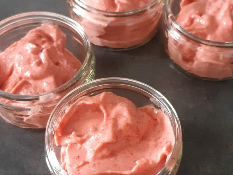 Cliquez pour zoomer ! Glace à la fraise Thermomix par val51