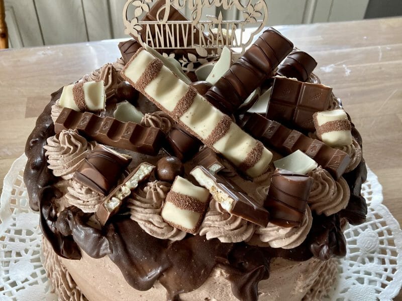 Cliquez pour zoomer ! Layer cake Kinder Bueno Thermomix par lucinda_1