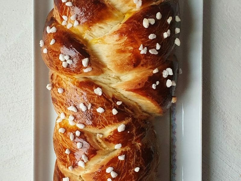 Cliquez pour zoomer ! Brioche tressée à la mie filante Thermomix par EmiPRT