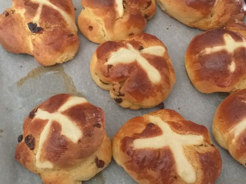 Petit Pain Anglais En 3 Lettres Hot cross buns - petits pains anglais de Pâques au Thermomix - Cookomix