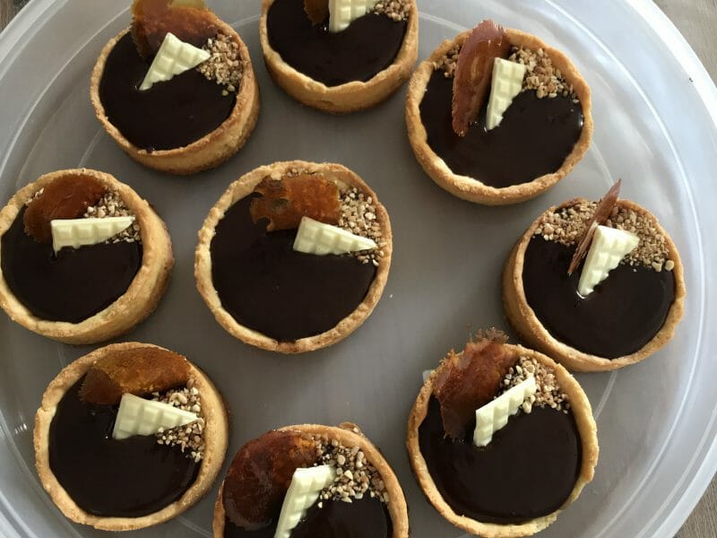 Cliquez pour zoomer ! Tartelettes chocolat et caramel beurre salé Thermomix par pauline_139