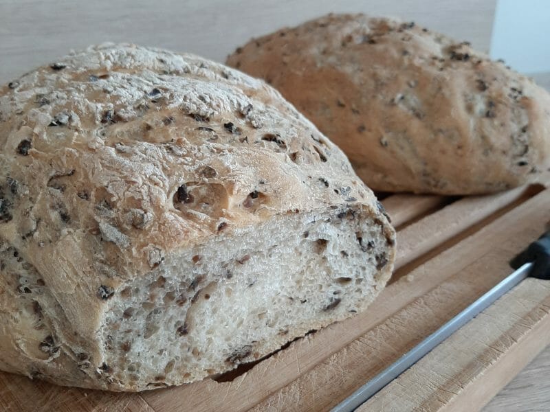 Cliquez pour zoomer ! Pain aux olives Thermomix par sylco92