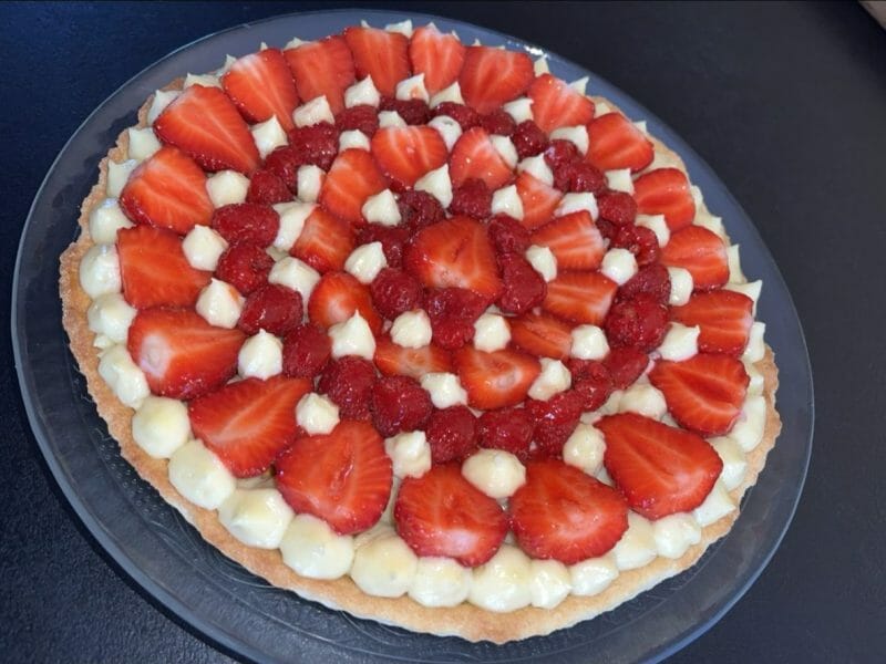 Cliquez pour zoomer ! Tarte aux fraises Thermomix par lea26