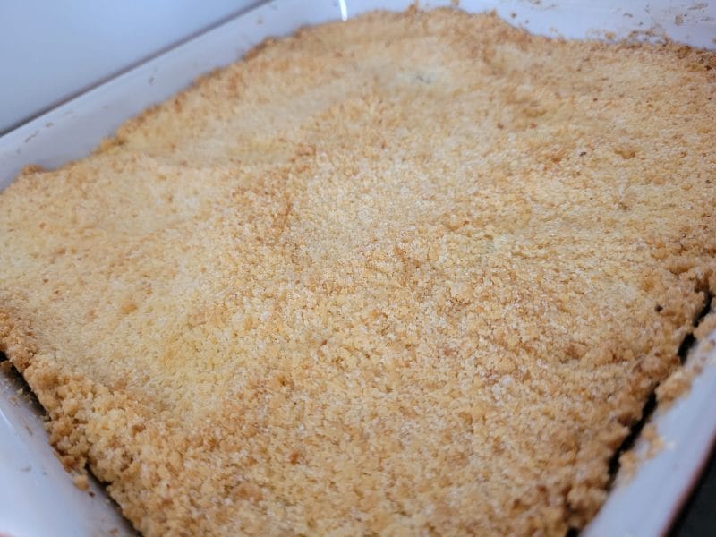 Cliquez pour zoomer ! Crumble à la rhubarbe Thermomix par kriss2004