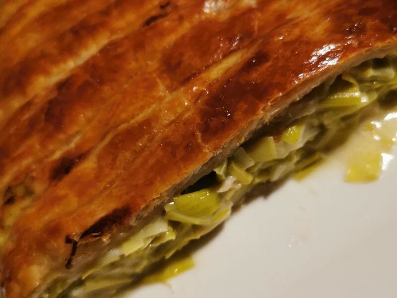 Cliquez pour zoomer ! Feuilleté saumon et poireaux Thermomix par tofmaud