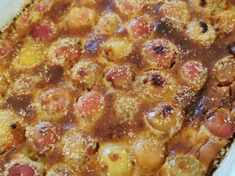 Cliquez pour zoomer ! Clafoutis aux cerises Thermomix par tofmaud