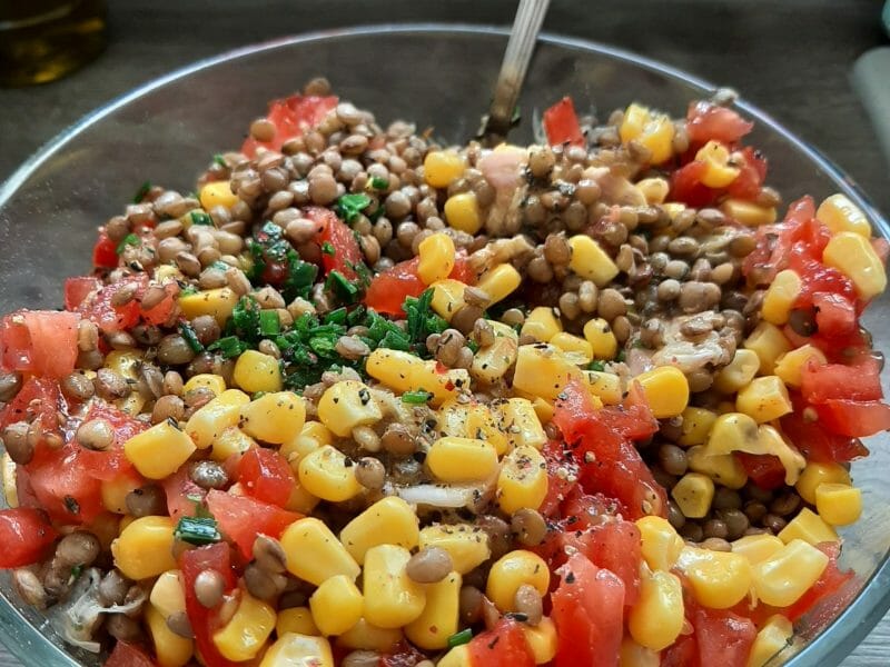 Cliquez pour zoomer ! Salade de lentilles Thermomix par elopop