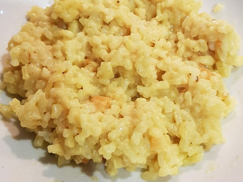 Cliquez pour zoomer ! Risotto crevettes et curry Thermomix par chatimon
