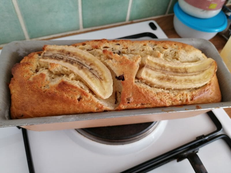 Cliquez pour zoomer ! Cake banane et pépites de chocolat Thermomix par Pau_Mnt