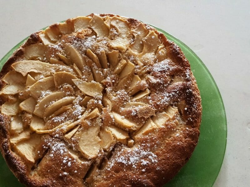 Cliquez pour zoomer ! Gâteau aux pommes et mascarpone Thermomix par conchivanille