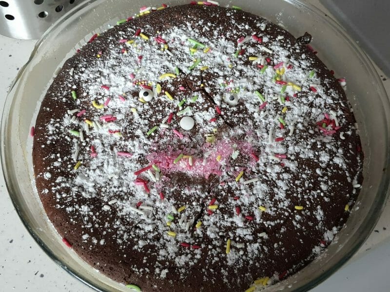 Cliquez pour zoomer ! Gâteau macaroné au chocolat Thermomix par conchivanille