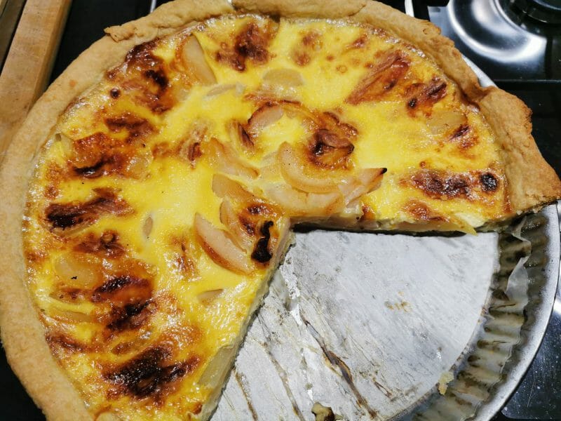 Cliquez pour zoomer ! Tarte reblochon à la poire Thermomix par Morgane