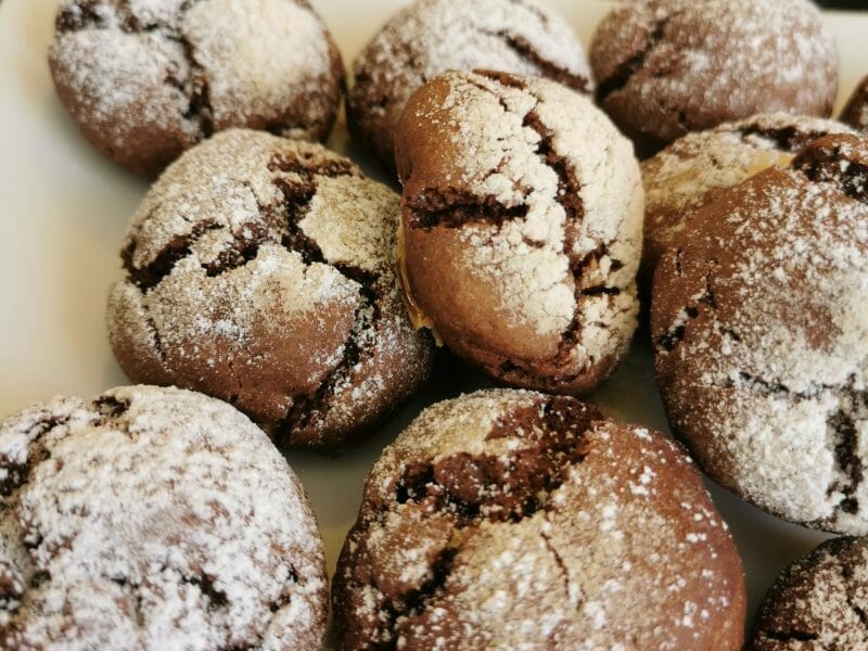 Cliquez pour zoomer ! Craquelés au chocolat Thermomix par Morgane