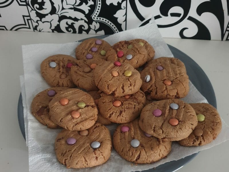 Cliquez pour zoomer ! Cookies beurre de cacahuète et pépites de chocolat Thermomix par shalina15