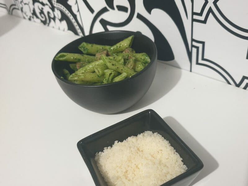 Cliquez pour zoomer ! Risotto au pesto d’épinards et basilic Thermomix par shalina15
