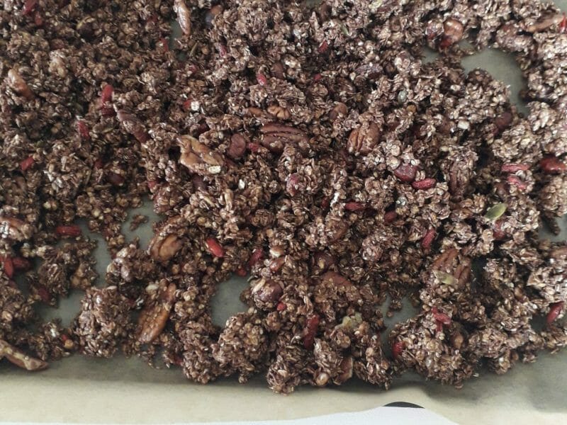 Cliquez pour zoomer ! Granola au chocolat Thermomix par ilharra