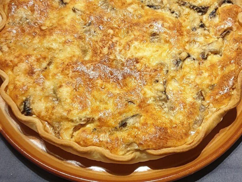 Cliquez pour zoomer ! Tarte au poulet et champignons Thermomix par ory