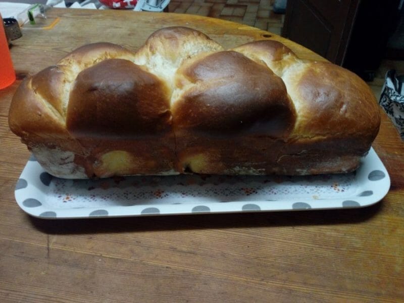 Cliquez pour zoomer ! Brioche sans beurre, sans oeufs Thermomix par lph26
