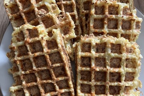 Cliquez pour zoomer ! Galettes de chou-fleur et sauce yaourt Thermomix par soniadu30