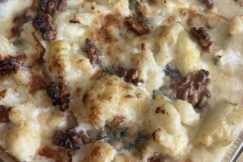 Cliquez pour zoomer ! Gratin de chou-fleur au gorgonzola et aux noix Thermomix par soniadu30