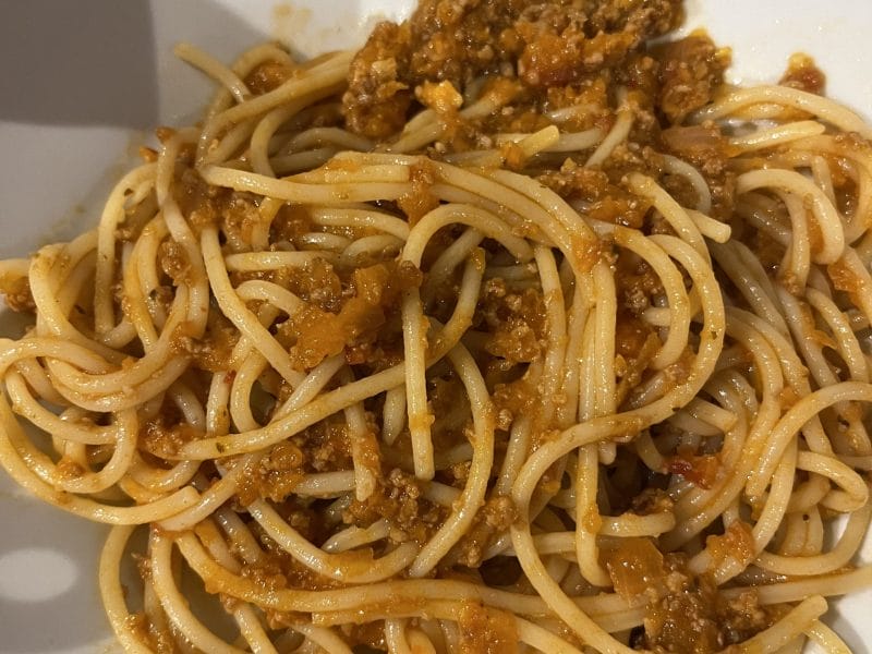 Cliquez pour zoomer ! Pâtes sauce bolognaise au potiron Thermomix par soniadu30