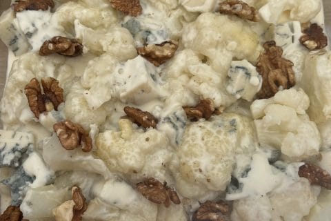 Cliquez pour zoomer ! Gratin de chou-fleur au gorgonzola et aux noix Thermomix par soniadu30