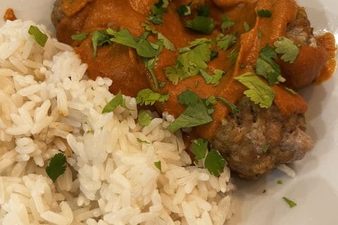 Cliquez pour zoomer ! Boulettes de viande Tikka Masala Thermomix par soniadu30