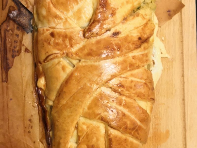 Cliquez pour zoomer ! Feuilleté saumon et poireaux Thermomix par grainz