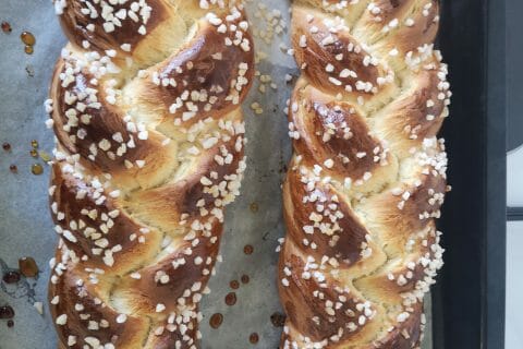 Cliquez pour zoomer ! Brioche tressée à la mie filante Thermomix par somaylie