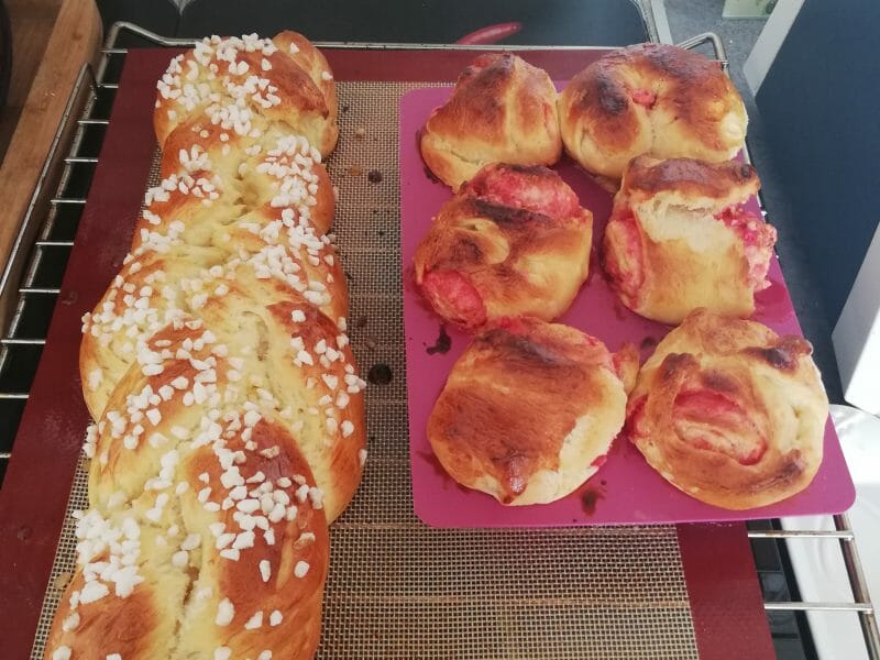 Cliquez pour zoomer ! Brioche tressée à la mie filante Thermomix par mallo11