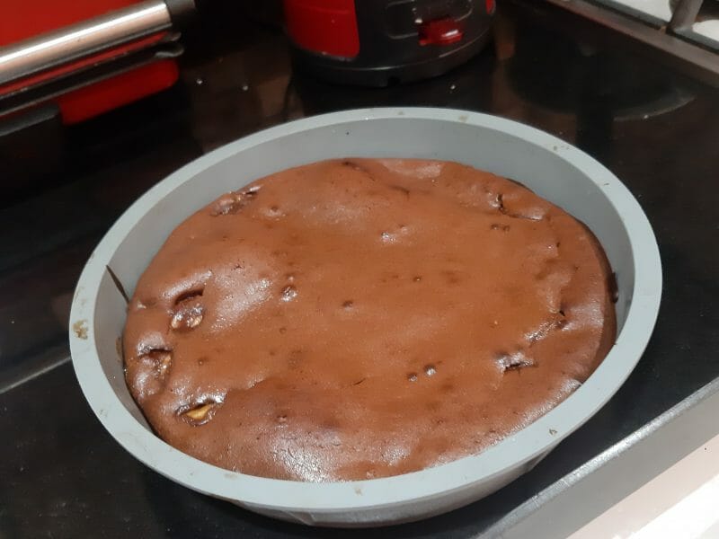 Cliquez pour zoomer ! Brownie fondant choco-banane Thermomix par Bida