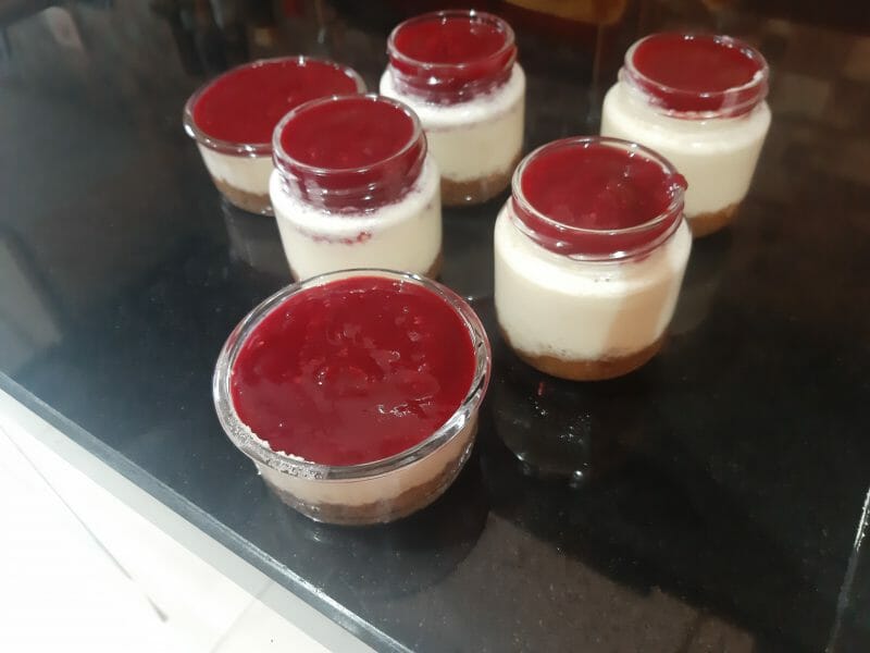 Cliquez pour zoomer ! Cheesecakes au Varoma Thermomix par Bida