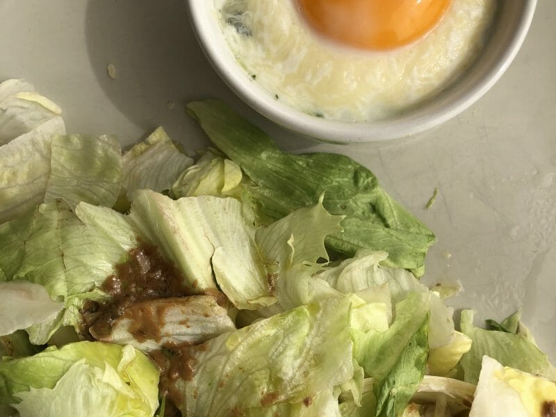 Cliquez pour zoomer ! Oeufs cocotte épinards et chorizo Thermomix par audrine