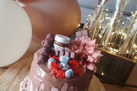 Cliquez pour zoomer ! Layer cake Kinder Bueno Thermomix par pepette37400