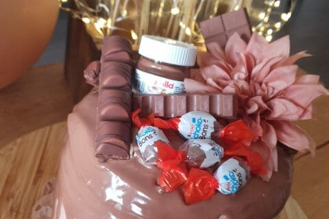 Cliquez pour zoomer ! Layer cake Kinder Bueno Thermomix par pepette37400