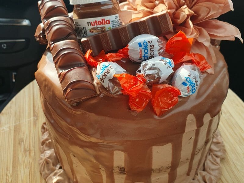 Cliquez pour zoomer ! Layer cake Kinder Bueno Thermomix par pepette37400