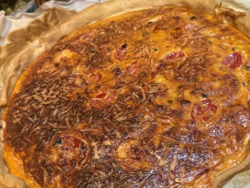 Cliquez pour zoomer ! Tarte au thon, tomate et moutarde Thermomix par jessica_88