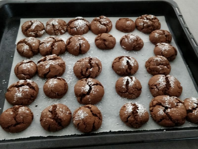Cliquez pour zoomer ! Craquelés au chocolat Thermomix par frederic_24