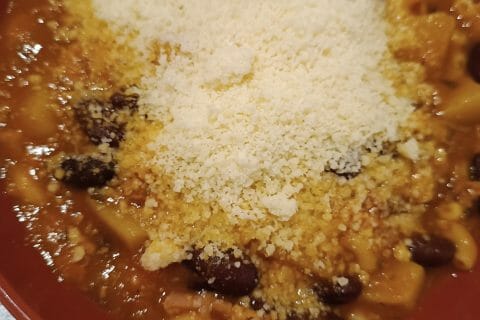 Cliquez pour zoomer ! Soupe aux haricots rouges et coquillettes Thermomix par alexandra13530