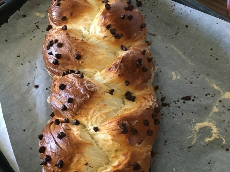 Cliquez pour zoomer ! Brioche tressée à la mie filante Thermomix par karine