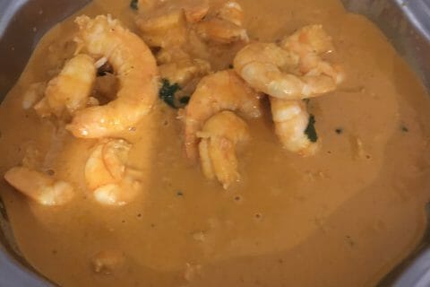 Cliquez pour zoomer ! Curry de crevettes au lait de coco Thermomix par karine