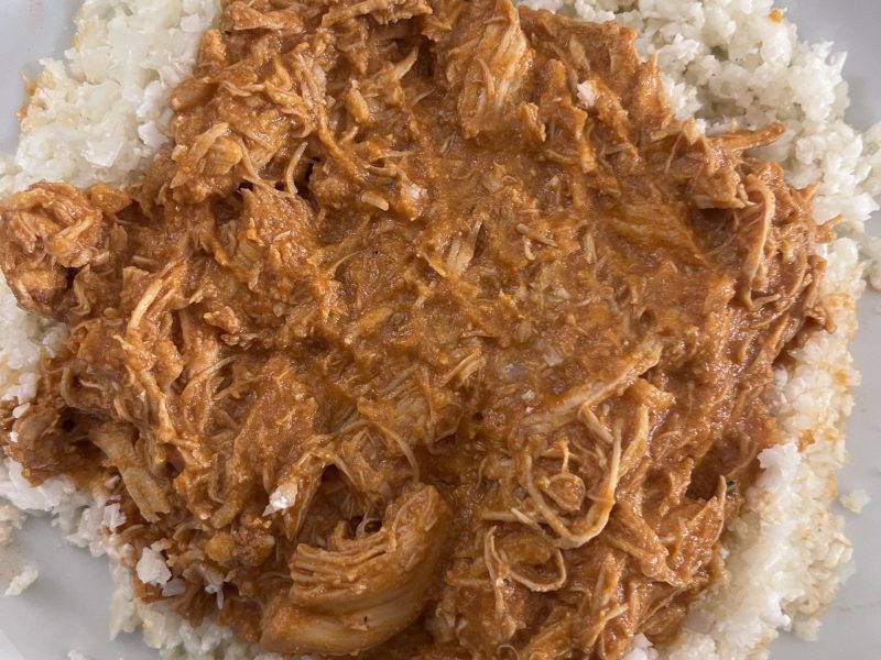 Cliquez pour zoomer ! Curry poulet chou-fleur au lait de coco Thermomix par anne13800