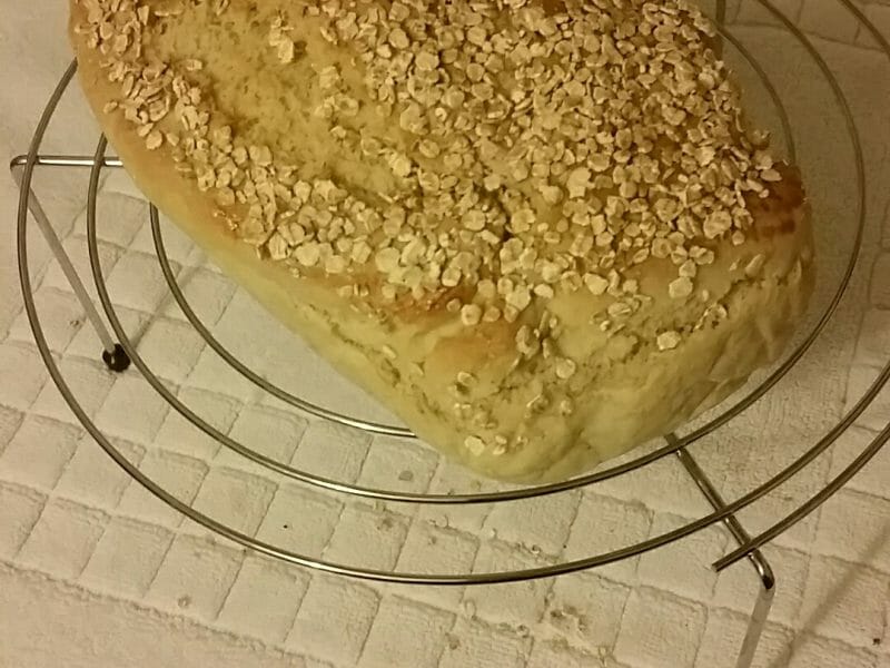 Cliquez pour zoomer ! Pain aux flocons d’avoine et au miel Thermomix par Pescadorette