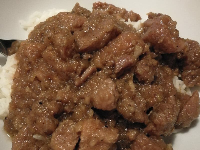 Cliquez pour zoomer ! Porc au caramel Thermomix par Pescadorette