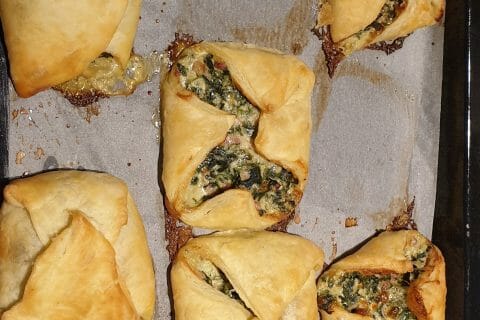 Cliquez pour zoomer ! Paniers feuilletés épinards et jambon Thermomix par marla54