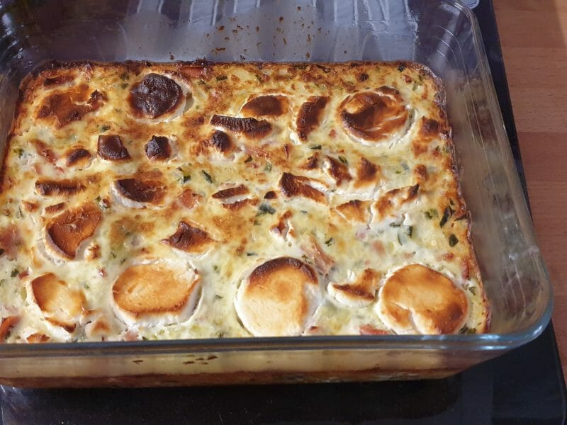 Cliquez pour zoomer ! Tarte courgette, jambon & chèvre Thermomix par marla54