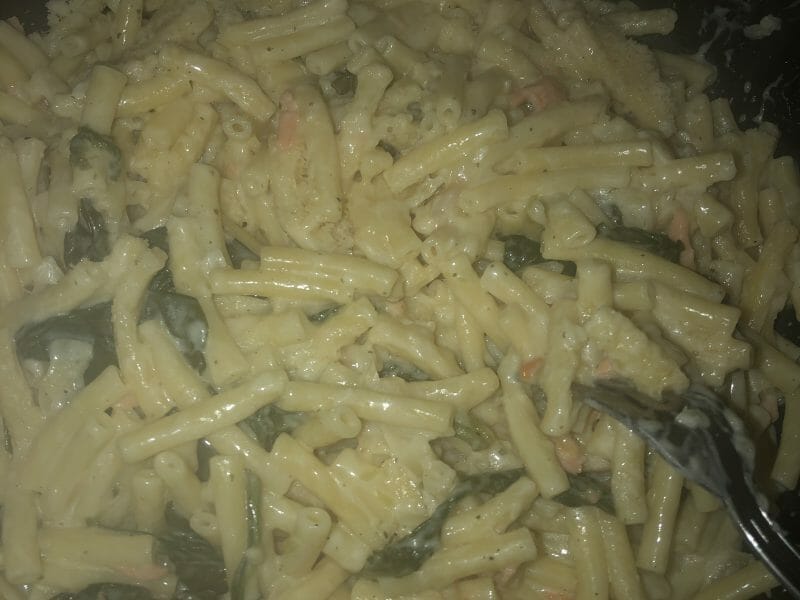 Cliquez pour zoomer ! One pot pasta – épinards et saumon fumé Thermomix par selma57