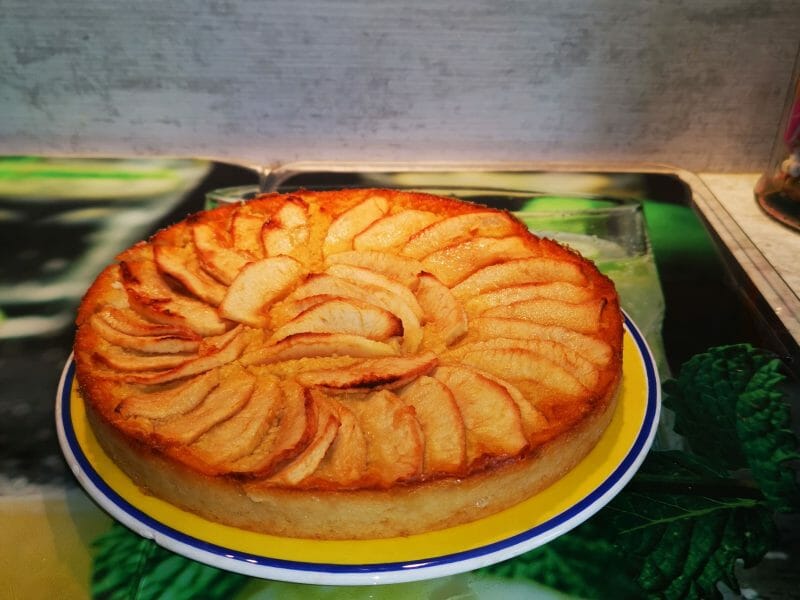 Cliquez pour zoomer ! Tarte aux pommes sans pâte Thermomix par brigitte_21