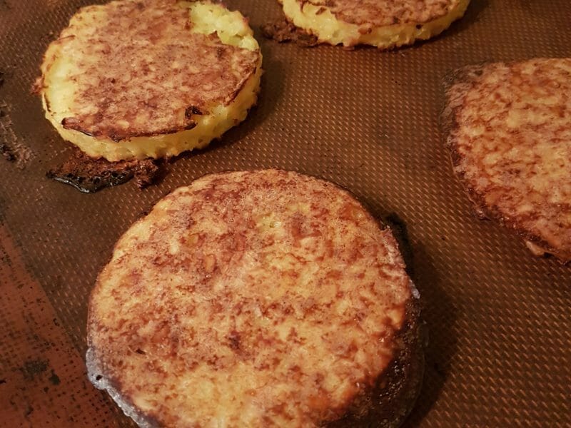 Cliquez pour zoomer ! Galettes de pommes de terre au four Thermomix par Lince 54