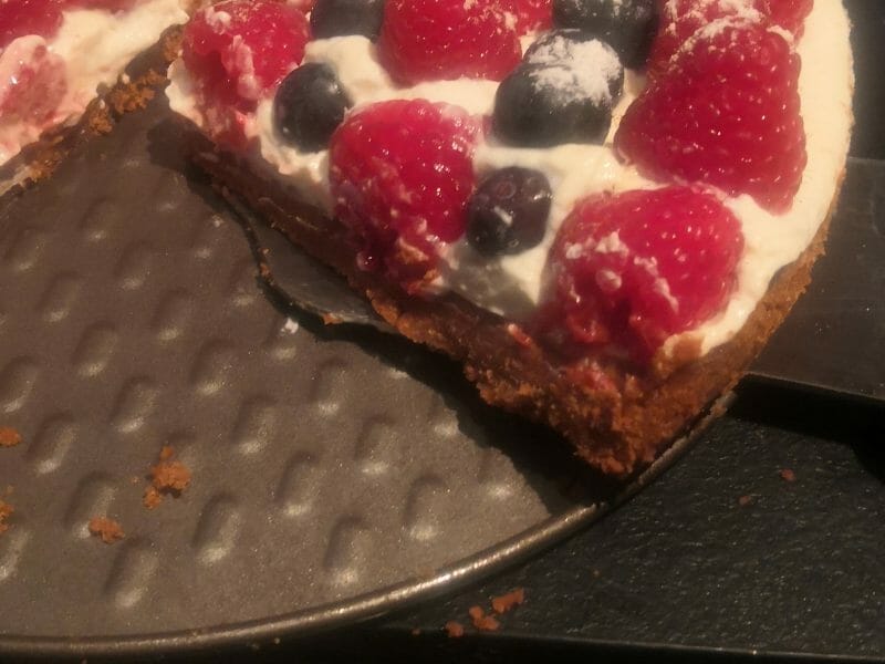 Cliquez pour zoomer ! Tarte aux fraises sans cuisson Thermomix par biancaraluca